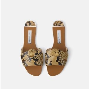 sandale python zara